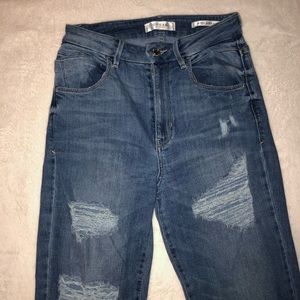 GUESS ripped jeans